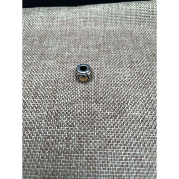 Brighton Heart Bead Charm Spacer Rope Silver Gold - Picture 3 of 4